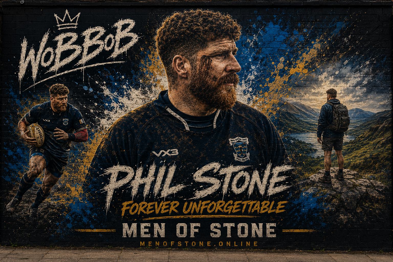 Phil Stone mural concept artwork